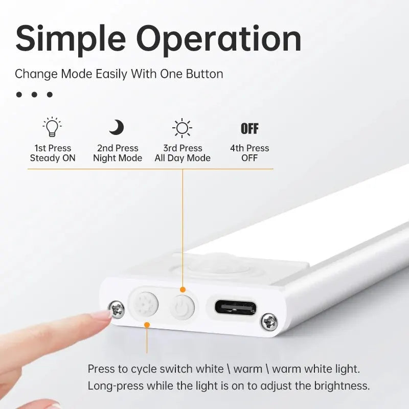 MotionGlow™ Wireless Motion Sensor Cabinet Light
